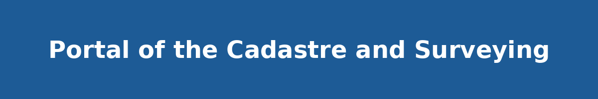 Portal of the Cadastre and Surveying